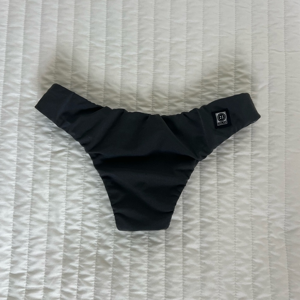 Jolyn Manhattan Bikini Bottoms - Dark Gray
